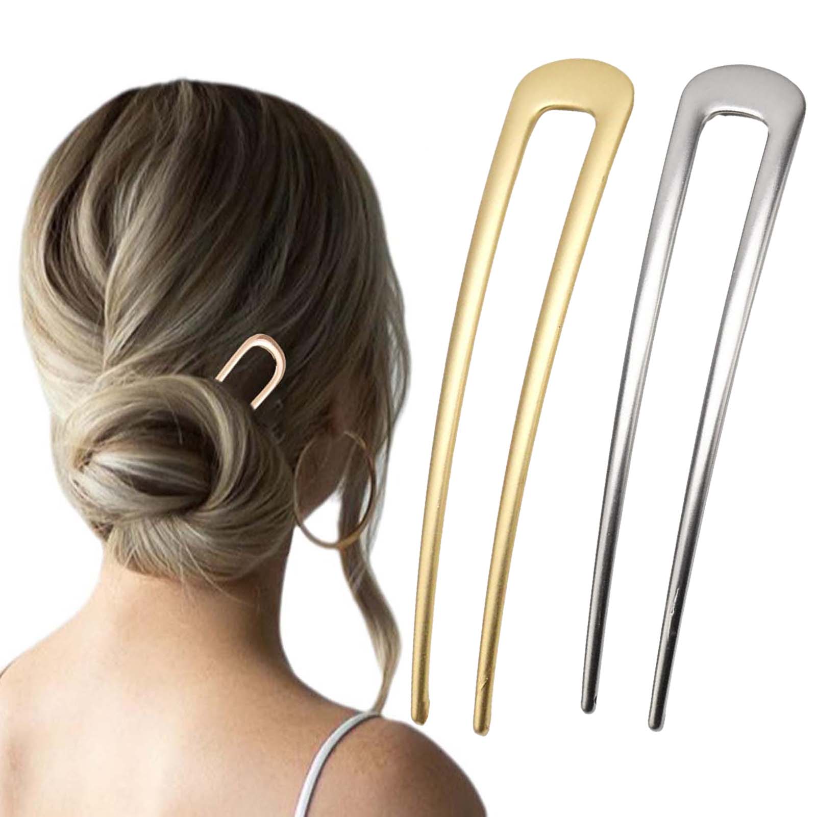 Tech Accessories For Women - Grampos de Cabelo Franceses em Formato