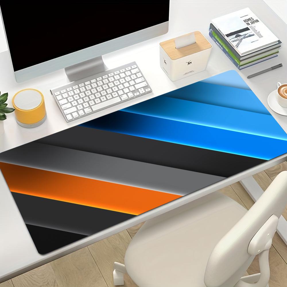 Tech Accessories For Laptop - Tapete de mesa colorido com listras