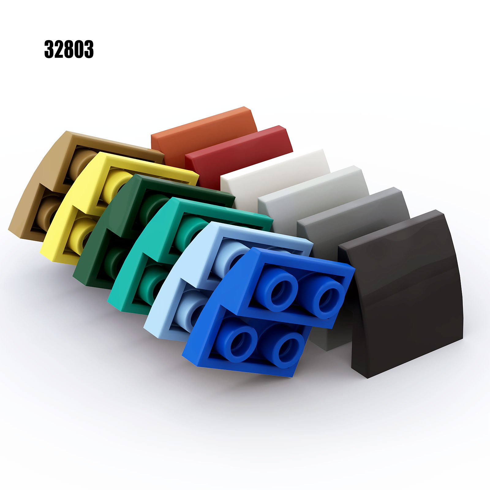 Tech Accessories For Kids - 50 pçs moc tijolos 32803 2x2
