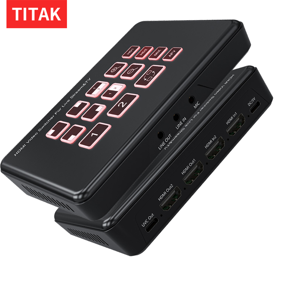 Usb C To Hdmi - 2-way hdmi streaming ao vivo misturador