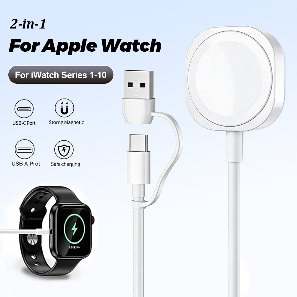 Wireless Charger 3 In 1 - Cabo de Carregamento Rápido Magnético Sem