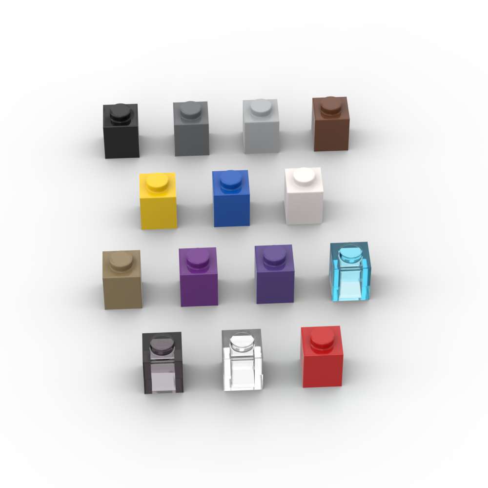 Tech Accessories Gifts - Moc 10 pçs 3005 1x1 tijolos