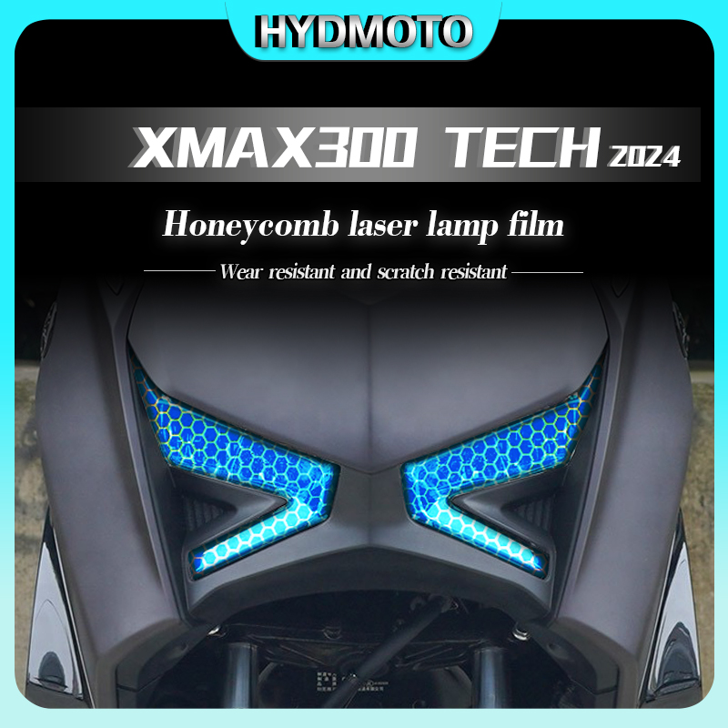 X Tech Accessories - Transparente Honeycomb Laser Lamp Film, Farol