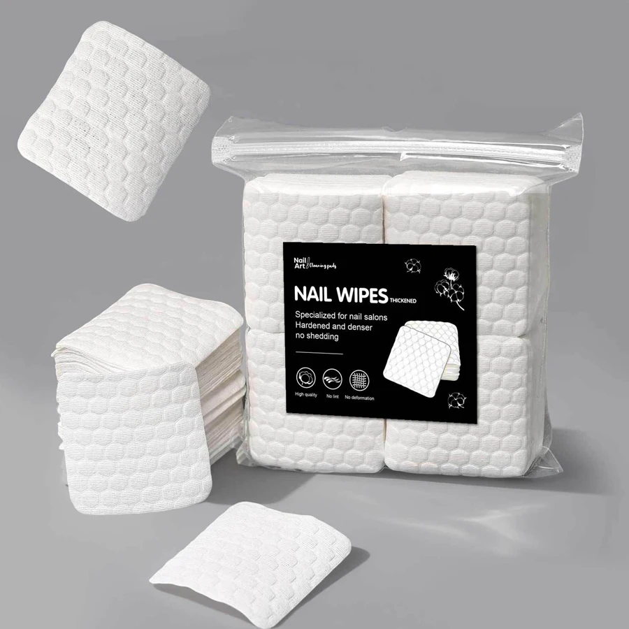 Nail Tech Accessories - 200 Unidades de Lenços Sem Fiapos