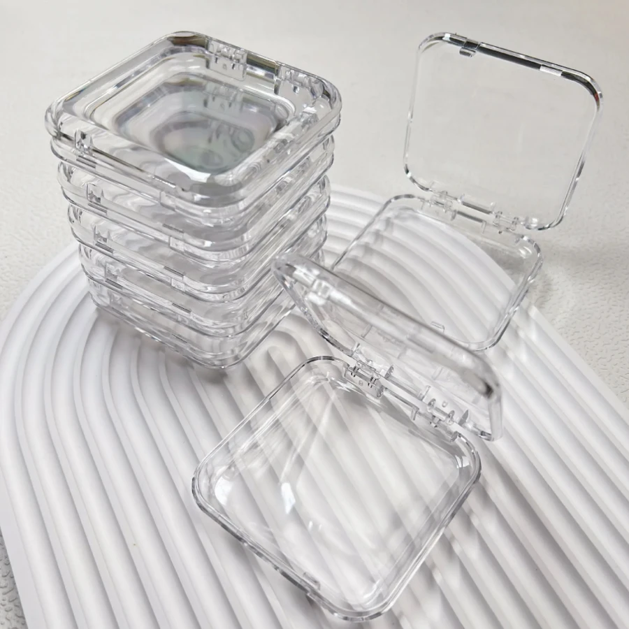Nail Tech Accessories - Caixas de Acrílico Transparentes para Armazenamento