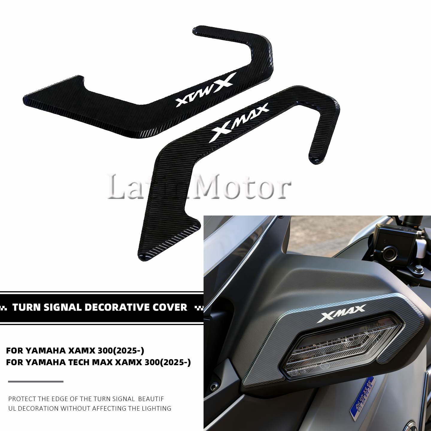 X Tech Accessories - Protetor de Luz de Sinalização Frontal
