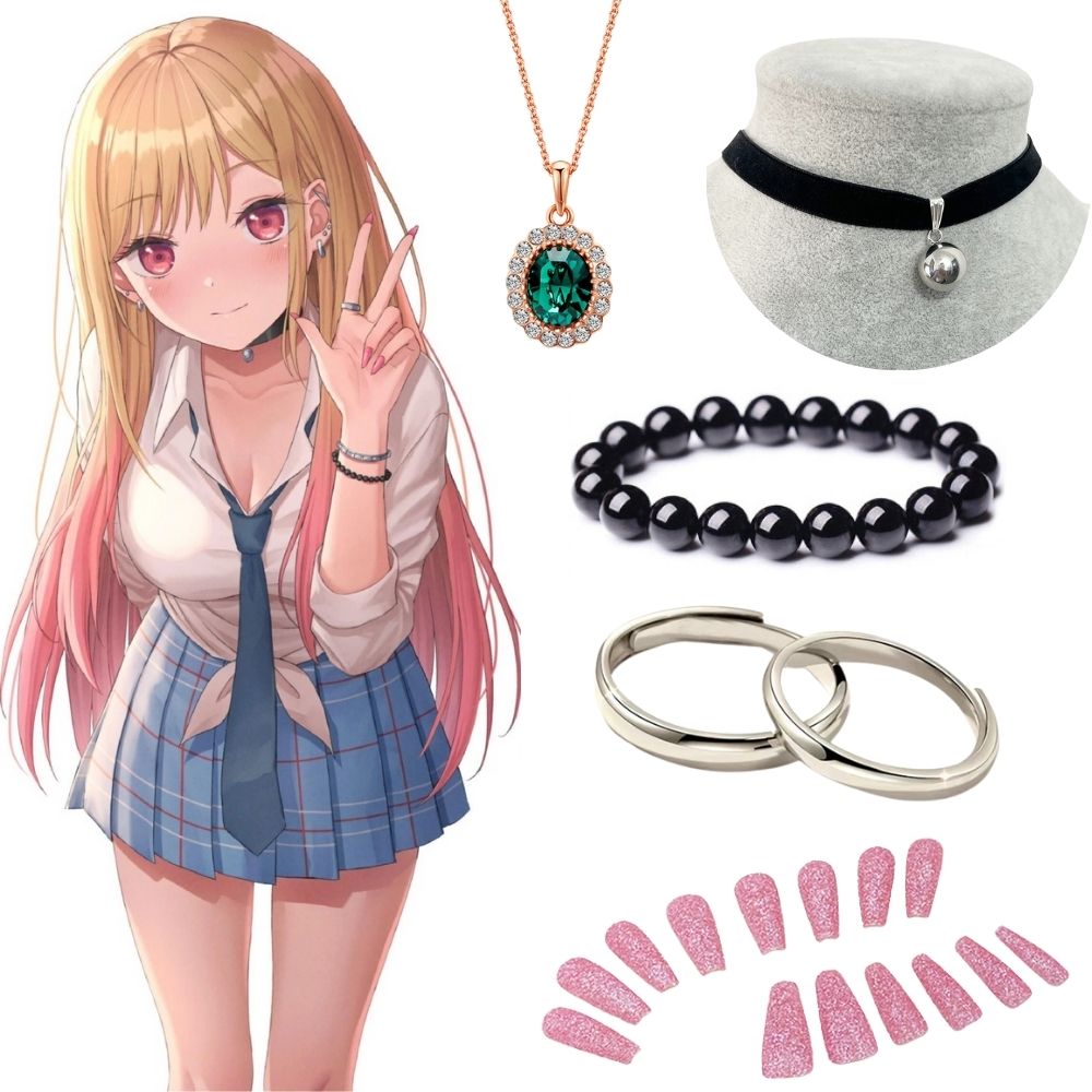 Nail Tech Accessories - Brincos e Colar Kitagawa Marin, Acessórios