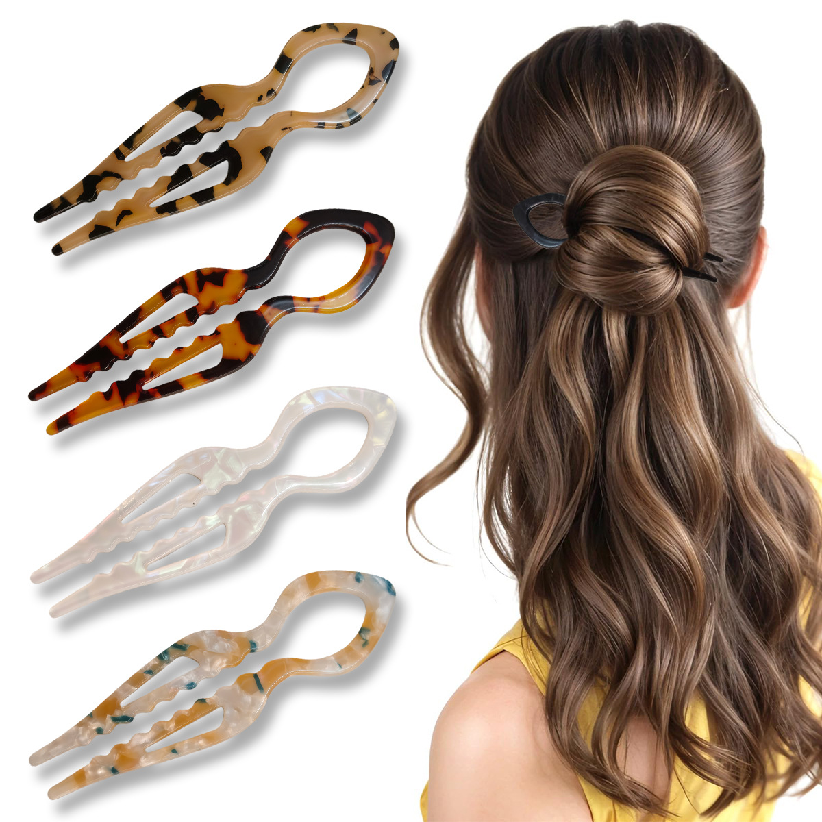 Bastões de cabelo em forma de  - Tech Accessories For Women avaliação e preço