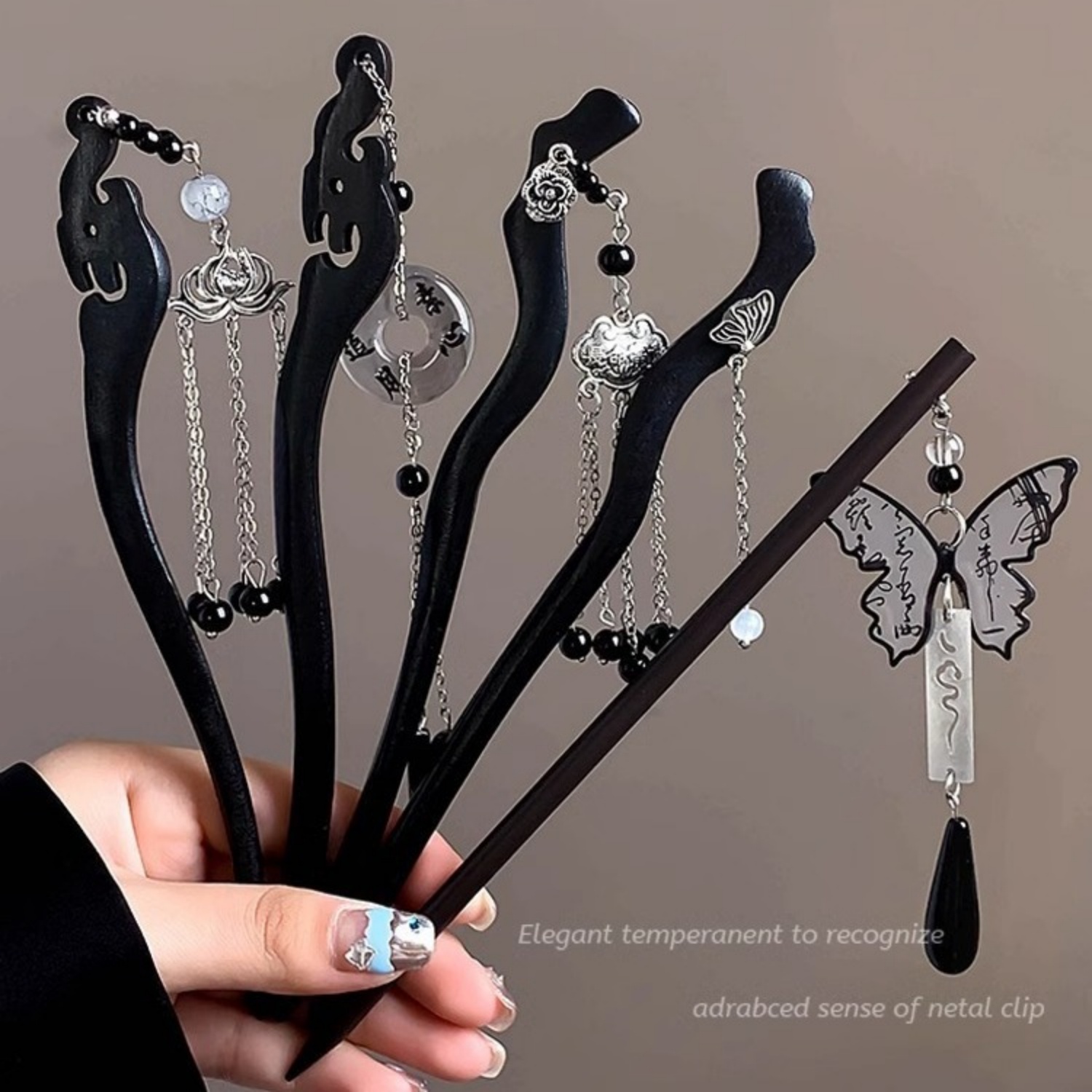 Luz de luxo madeira borla hair - Tech Accessories For Women avaliação e preço