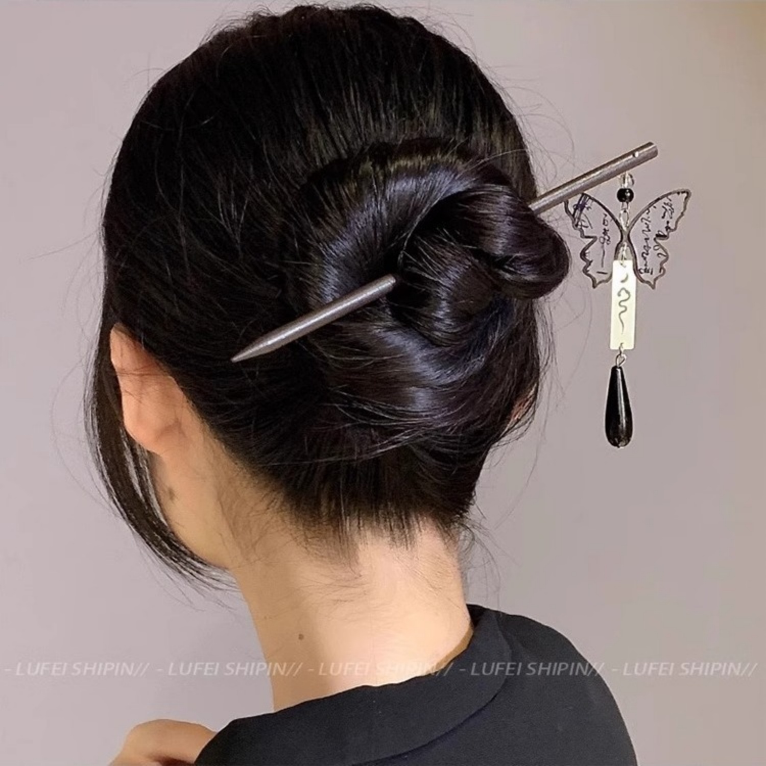 Luz de luxo madeira borla hair - Tech Accessories For Women avaliação e preço