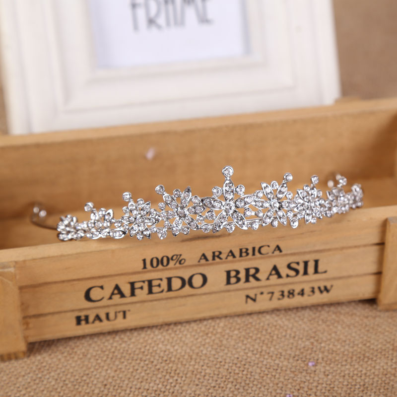 Tiara de cristal para casament - Tech Accessories For Women avaliação e preço