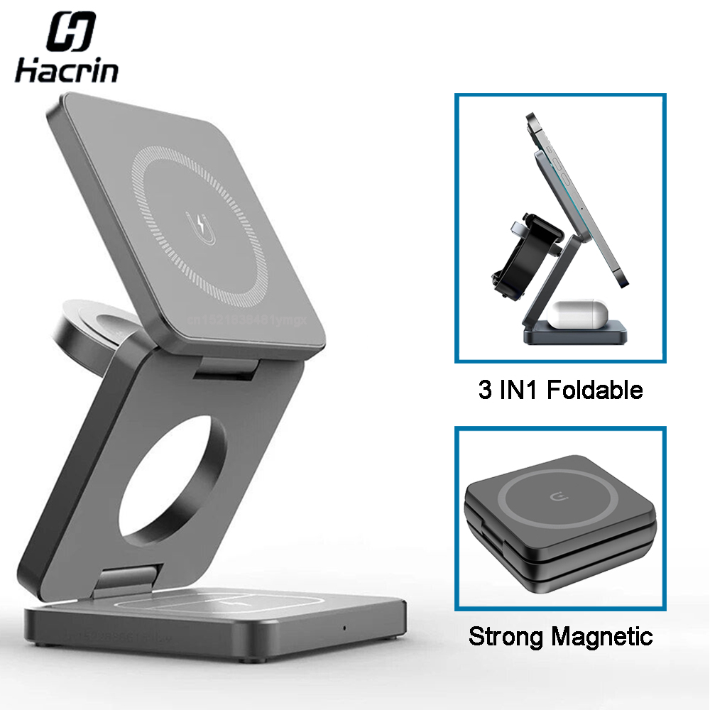 Carregador sem fio 3 em 1 Esta - Wireless Charger 3 In 1 avaliação e preço