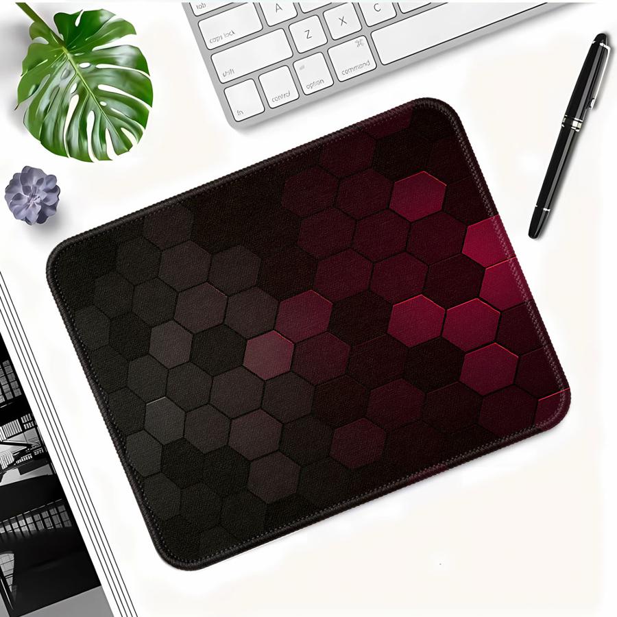 Mouse Pad Vermelho Honeycomb T - Tech Accessories For Laptop avaliação e preço