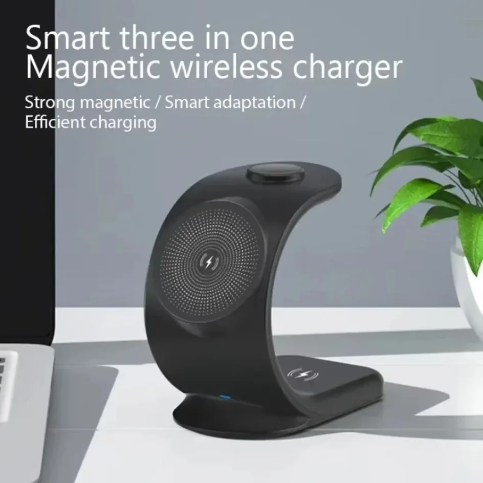 Carregador magnético sem fio 3 - Wireless Charger 3 In 1 avaliação e preço