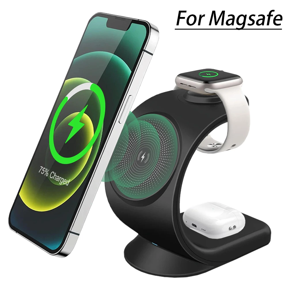 Carregador magnético sem fio 3 - Wireless Charger 3 In 1 avaliação e preço