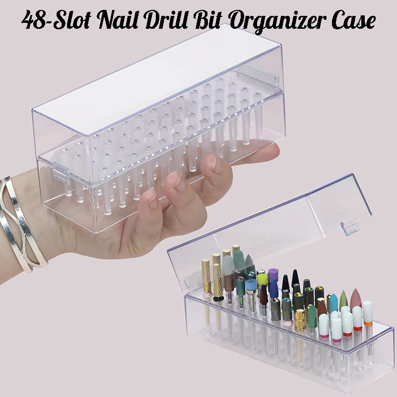 48 buracos claro prego brocas  - Nail Tech Accessories avaliação e preço