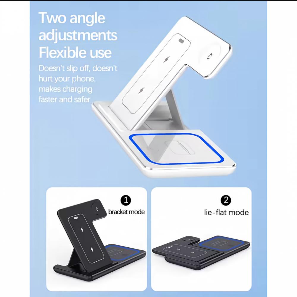 Suporte Carregador Sem Fio 3 e - Wireless Charger 3 In 1 avaliação e preço