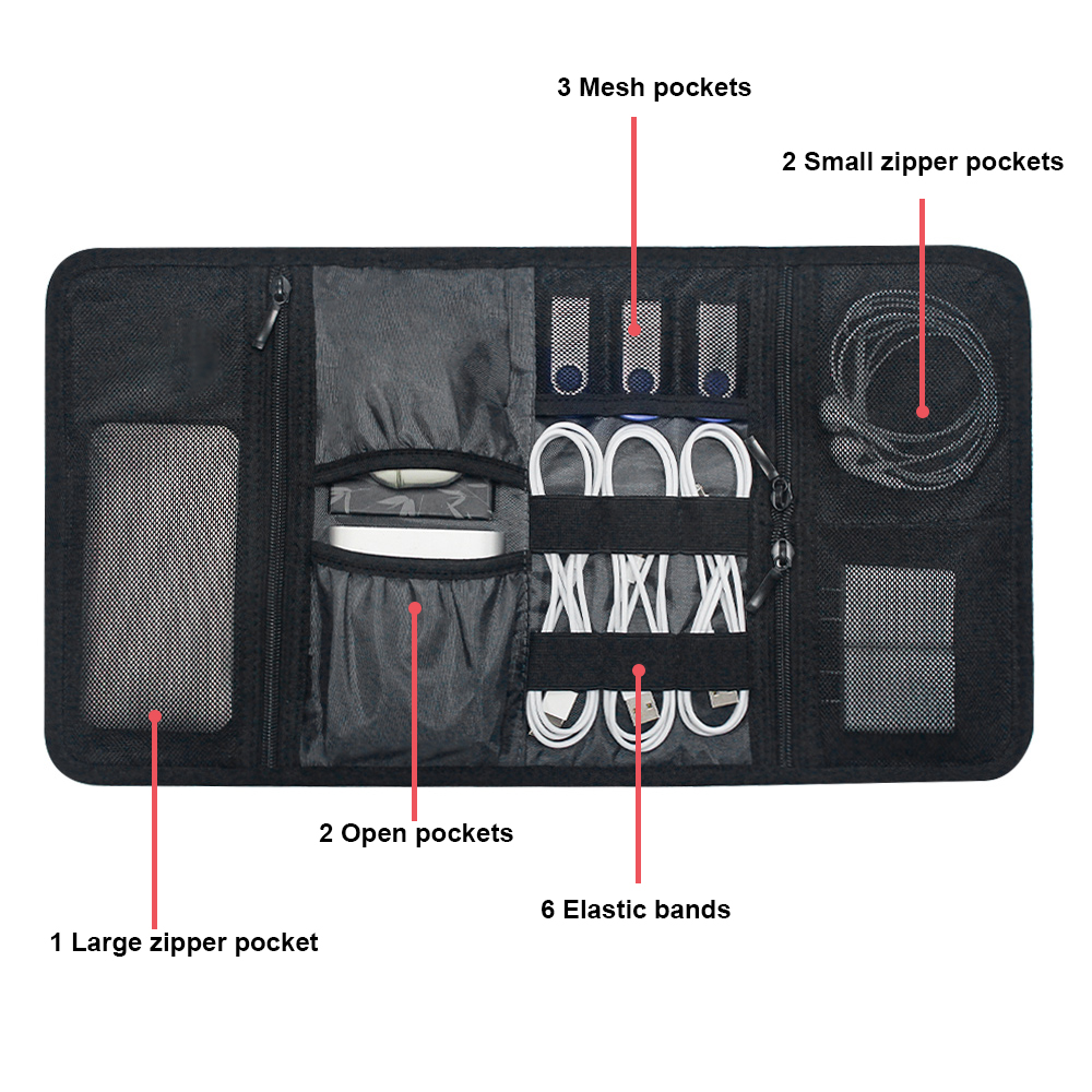 Bolsa Organizadora de Tecnolog - Tech Accessories Travel avaliação e preço