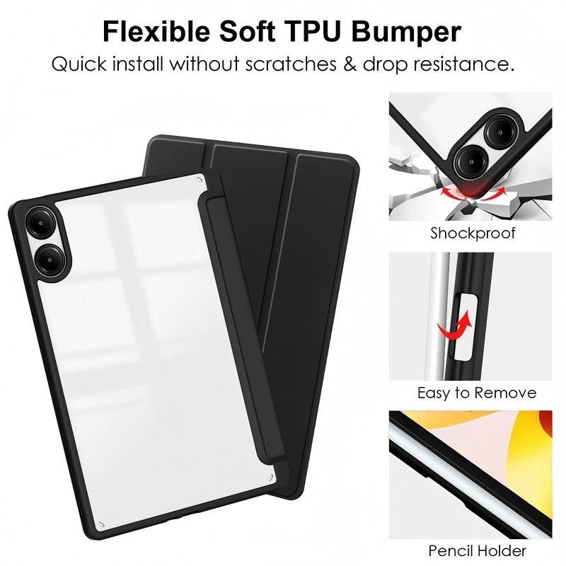 Para xiaomi poco pad m1 caso c - Pen Holder Magnetic avaliação e preço