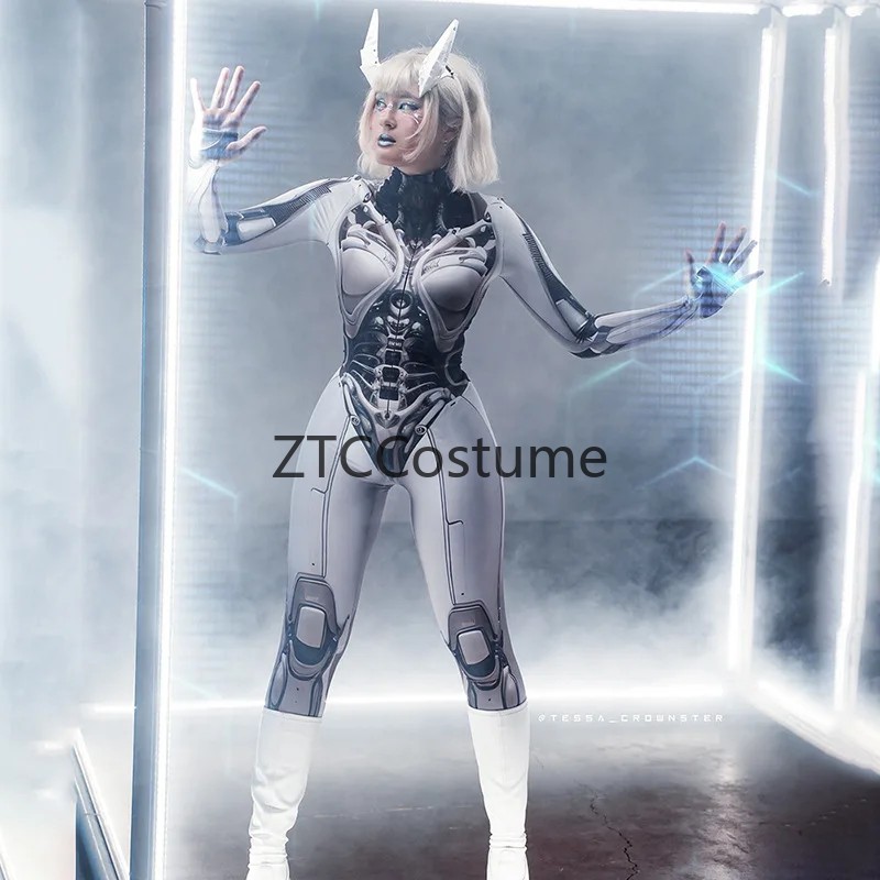 Macacão Cosplay Impresso em 3D - Tech Accessories Women avaliação e preço